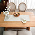 13x36 Inch Farmhouse Rustic Faux Linen Table Runner Neutral Beige Table Runners Double Layer Reversible Rectangle