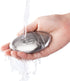 12" Stainless Steel Mezzaluna Knife & Cover + FREE Stainless Steel Soap Odor Remover | Pizza Cutter & Herb Mincer