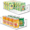 mDesign Wide Plastic Kitchen Storage Container Bins with Handles -Organization in Pantry,