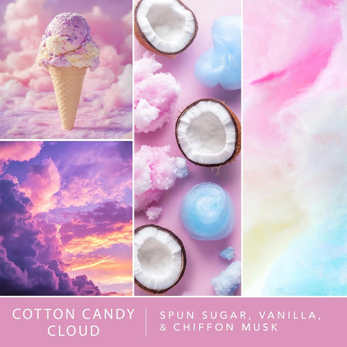 Scentsationals Wax Melts, Cotton Candy Cloud, Long Lasting Scented Melts for Warmer, 10oz (24-Cubes)