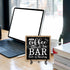 Farmhouse Coffee Bar Decor - Wooden Plaque Sign, Accessories & Must-Haves for Desk or Table for Coffee Lovers