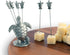 Vagabond House Pewter Sea Turtle Cheese Martini Olive Cocktail Pick Set, 4 inch Tall, 6 picks