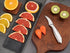 WELLSTAR 2.5 Inch Birds Beak Paring Knife, Sharp High Carbon Stainless Steel Curved Blade for Peeling