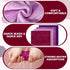 40 (10 10 Inch,Purple Newwiee Pcs Wash Cloth Bulk Cotton Bath Hand Face Washcloths Soft Quick Drying Towel for Women