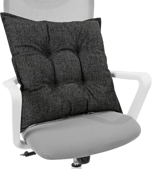 SINSOSSO Linen Cushion Pillow for Sitting - 22" Large Square Office Non-Slip Washable Yoga Indoor Floor Cushion Seating