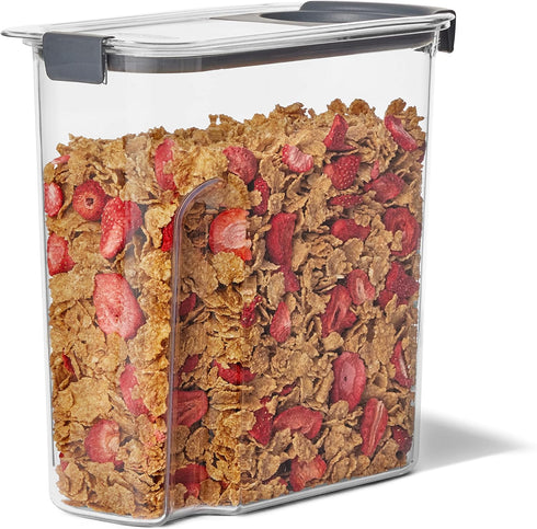 Rubbermaid Brilliance Airtight Cereal Food Storage Container, Shatterproof, BPA-Free, 32oz Capacity