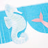 Meri Meri Mermaid Fringe Party Banner (Pack of 2), 8.5' Party Garland for Mermaid Party Decorations