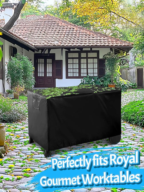 41"L*24"W*32"H, PC3401B PC3401S PAMASE Outdoor Dining Grill Cart Cover - Compatible with Royal Gourmet Worktable Food