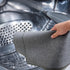 Yancorp Ultra Thin Door Mat, 16"x26" Indoor Entrance Rug, Low Profile Non-Slip Washable Bath Mat (Gray)