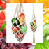 Geiserailie 2 Pieces Hanging Fruit Basket, Macrame Hanging Basket for Potato Onion and Fruit Storage, Boho Decor for
