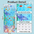 40 16 Inch Topotdor Baby Bathtub Mat Non Slip for Kids, X Cute Cartoon Bath Tub Shower Mat Anti Slip with Suction Cups