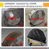 Industrial Fan Cover, Waterproof & Dustproof for 24" High Velocity Heavy Duty Drum Fan, Black