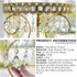Decor(Clear,12pcs) kanpura Crystal Chandelier Prisms,Crystal Sun Catcher Kit,Rainbow Hanging Crystals Suncatcher