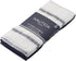 Nautica 100% Cotton Kitchen Towels Set of 3 | 18" X 28" Navy/White Stripe Super Absorbent Dish Towels for Drying Dishes