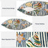 16x16 Inch, Set 2 Outdoor Throw Pillows Water Repellent Patio Pillows with Inners of for Patio Furniture Home Graden