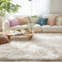 4x5.9 OLANLY Area Rugs for Living Room Bedroom, Machine Washable ft Soft Fluffy Shaggy Bedside Rug, Indoor Floor Carpet