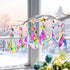 25pcs 50mm kanpura Crystal Prisms Chandelier Suncatcher Beads Replacement Colorful Hanging Crystals for Chandeliers