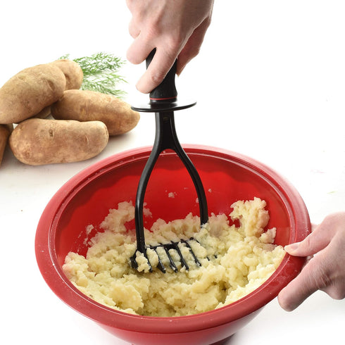 Norpro Black Nylon Potato Masher, 11 Inch, 3.75 x 3.5 Inches