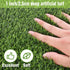 Kesfey Grass Table Runner, 12 x 72 Inch Synthetic Grass Rug Roll for Holiday Party Tabletop Decoration