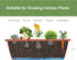 5 YBING Vertical Garden Bed Tier Vertical Raised Garden Planter Standing Herb Garden Planter Tiered Flower Planter