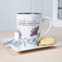 Pavilion Gift Company Mark My Words Sister In Law Floral Butterfly Coffee Tea Mug - Large, Purple, 591ml