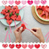 30 Pieces Acrylic Reusable Cakesicle Sticks - Ice Cream Cakesicle Mold for Home Cake Candy Gifts, Pink, 4.6 Inches