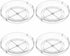 4 Pack Cabinet,9.5 Inch Countertop Rotating Small Lazy Susan Turntable Organizer for Clear Acrylic Spice Rack,Turn