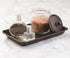 iDesign Metal Vanity Tray, Non-Slip Guest Towel Board for Cosmetics, Makeup, Jewelry, Keys, Bathroom, Kitchen, Office,