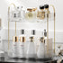 YCIA&DONE Bathroom Organizer Countertop, 2 Tiers Makeup Storage, Skincare Shelf, Perfume Holder for Vanity