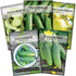Sow Right Seeds - Cucumber Seed Collection for Planting - Pale Armenian,