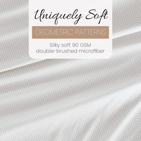 Linen Market 3 Piece Double-Brushed Patterned Microfiber Twin Sheet Set - Oeko-TEX Certified Ultra Soft & Wrinkle-Free