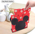 BLACK Mickey Head Premium Stainless Steel Napkin Holder Stand for Kitchen Table and Party