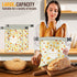 2 Pack Bread Bags for Homemade Sourdough, Reusable Sourdough Storage Bags, Fresh Keeping with Lining & Zipper, Freezer