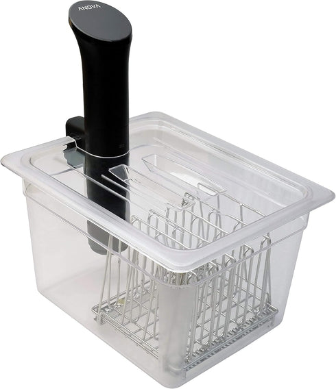 LIPAVI Sous Vide Container Model C10, 3.0 Gallon (12 Quarts) - 12.7 x 10.3 Inch, Matching rack sold separately
