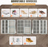 2 Pack Closet, 16 Budding Joy Shoe Organizer for Clear Foldable Shoe Storage Containers Adjustable Dividers Fits