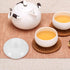 Zerodeko 1PC Ceramic Tea Pot Replacement Lid, White Ceramic Teapot Lid, Tea Kettle Cover for Blooming and Loose Leaf