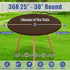 25"-30" Moosfor Round Spandex Tablecloth, Elastic Fitted Waterproof Tablecloths for Tables, Stretch Washable Picnic