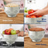 HIC Kitchen 18/8 Stainless Steel Pierced Colander - 7.5-Inch Bowl, 2-Quart Capacity