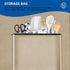 36 Inch 600D SIRUITON Outdoor Bar Cart Cover for Portable Outdoor Table, Heavy Duty Oxford Fabric Outdoor Waterproof