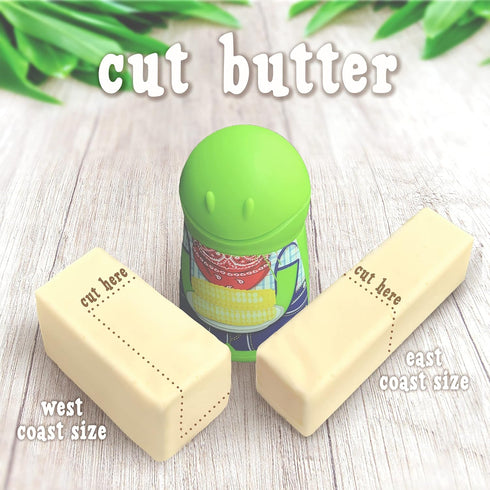 Cute Green Butter Keeper & Spreader by Talisman Designs