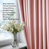 Set 2 42W 84L Inch Grommet Deconovo Blackout Curtains for Bedroom of x Thermal Insulated & Noise Reducing PanelsHome