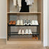 2 35 Inches Closet, Shoe Rack - Metal Shoe Organizer Tier Shoes Shelf Storage, Stackable Long Show Stand Holder