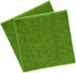 Oumefar Synthetic Artificial Grass Mat, Green Non-Woven Fabric Fake Turf Rug for Pets, 30 * 30cm