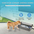boajf 304 (2 Automatic Dog Water Dispenser with Drain Hole, Stainless Steel Auto Water Dog Bowl with Float Valve, Hose