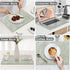 Homaxy Faux Leather Heat Resistant Placemats for Dining Table Set of 8, Waterproof Wipeable Washable PU Table Mats,