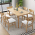 Stretch Chair Seat Covers 4 PCS, Removable Washable Anti-Dust Dining Room Cushion Slipcovers (White)