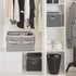 Moteph Shoe Organizer for Closet - Shoe Storage Organizer with Clear Cover & Adjustable Dividers (Grey, Medium - 16