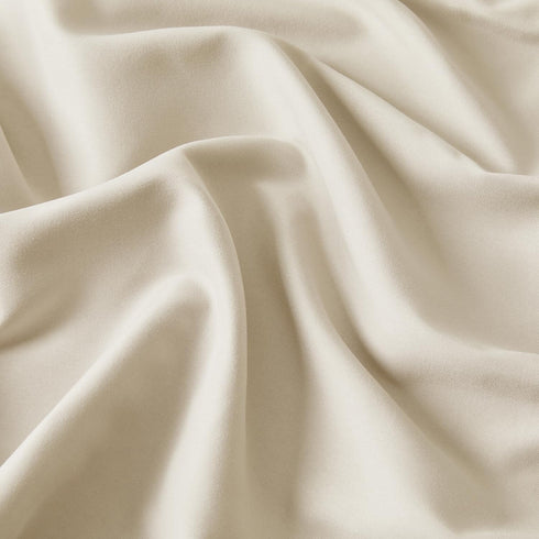 Nestl Beige Pillow Cases, Queen Size Set of 2, Soft 1800 Microfiber, 20x30 Inches