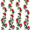 Syhood Artificial Rose Garlands, 14.4 ft Red Flower Vine for Wedding Arch Ceremony Home Garden Decorations