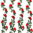 Syhood Artificial Rose Garlands, 14.4 ft Red Flower Vine for Wedding Arch Ceremony Home Garden Decorations